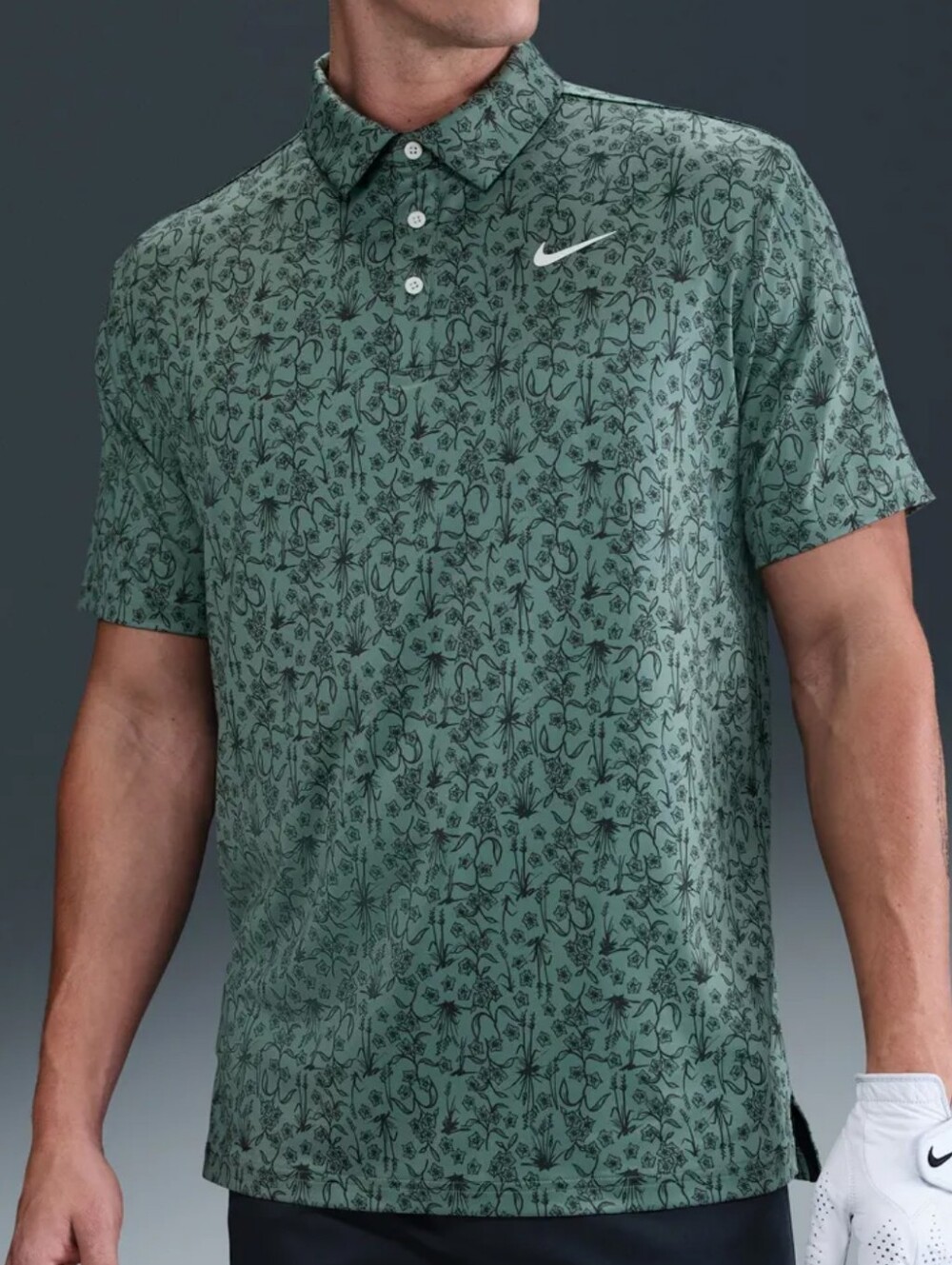 Nike Dri-FIT Tour POA Golf Polo ~ Clay Green HM5794-364 | Men's: XL *NWT